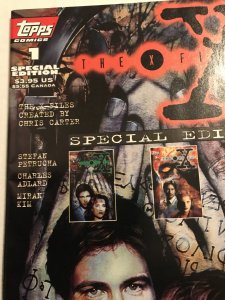 THE X-FILES Special Edition #1 : Topps 1995 VF-; Newsstand Variant, Fox & SCULLY