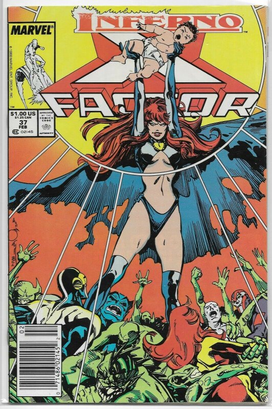 X-Factor V1 #2-49 (missing 12) Simonson Inferno Fall of Mutants comics lot of 41