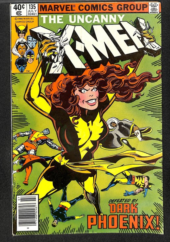 X-Men #135 VG+ 4.5 1st Full Dark Phoenix! Marvel Comics