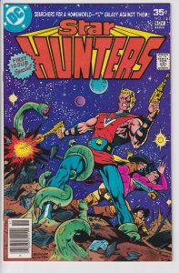 STAR HUNTERS #1 (Nov 1977) VFNM 9.0, white!