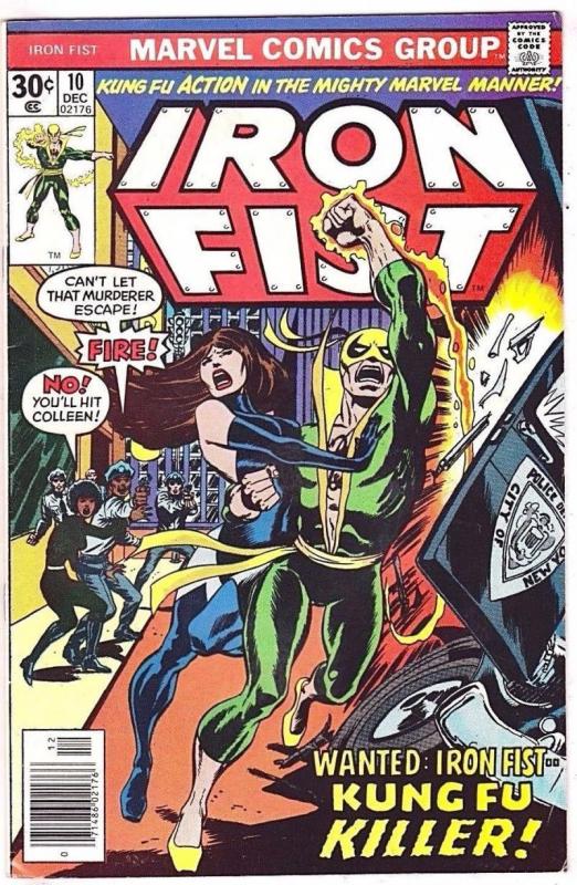 IRON FIST #10, VF, Chris Claremont, John Byrne, 1975 1976, Marvel, more in store