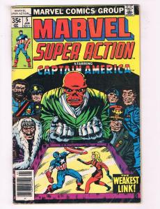 Marvel Super Action #5 VG Marvel Comic Book Captain America Jan 1978 DE36