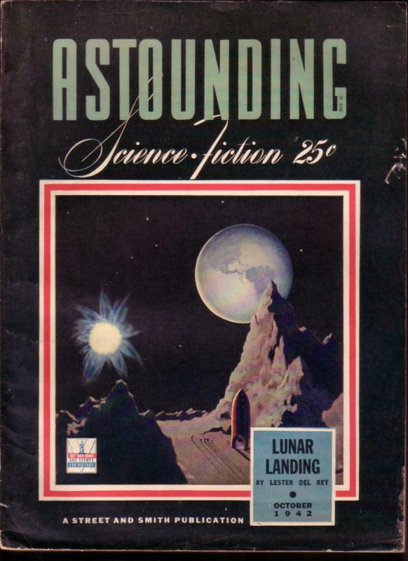 ASTOUNDING STORIES 1943 OCT L RON HUBBARD VAN VOGT FN