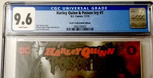Harley Quinn & Poison Ivy #1 CGC 9.6 WP Lucio Parillo Variant FREE SHIPPING