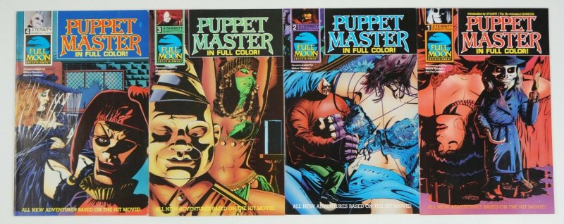 Puppet Master #1-4 VF/NM complete series new adventures full moon movies comics