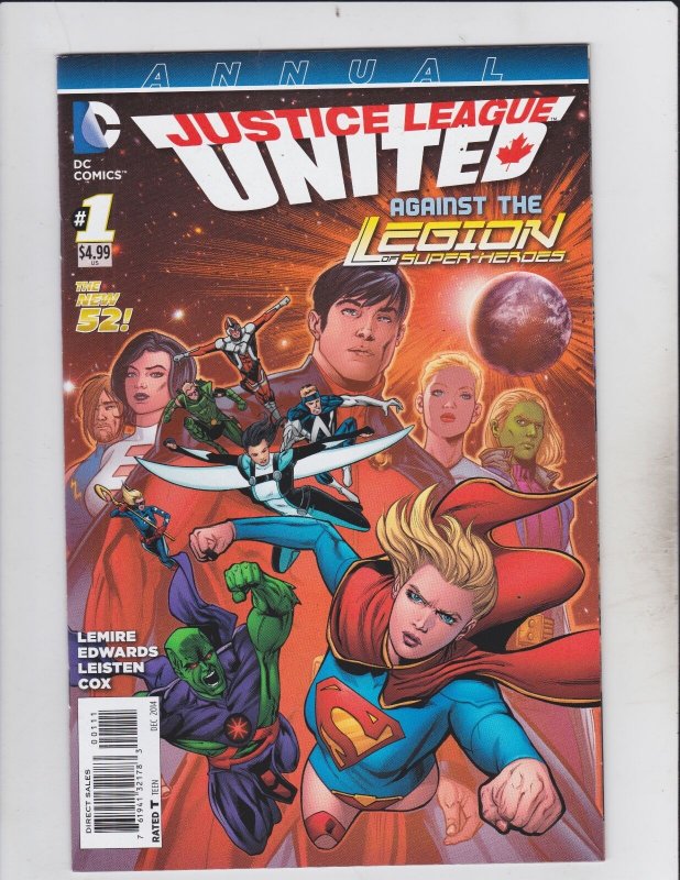 DC Comics! Justice League United! Issue 1!