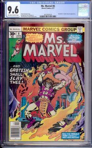 Ms. Marvel #6 (Marvel, 6/1977) CGC 9.6 Off-White to White Pages — Second High...