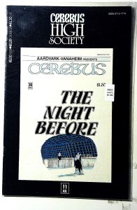 Cerebus High Society #11 1990 Aardvark-Vanaheim Reprints #36 Night Before Comic