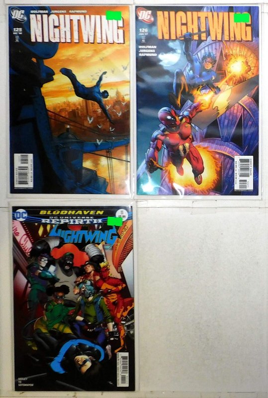 Nightwing Lot of 3 #125, 126, 2016 11 (2006) DC Comics 1st Print Comic Books