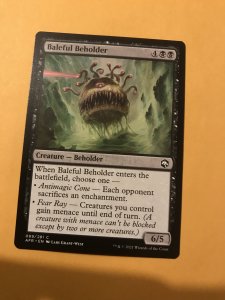 BALEFUL BEHOLDER : Magic the Gathering MTG / Adventures in Forgotten Realms