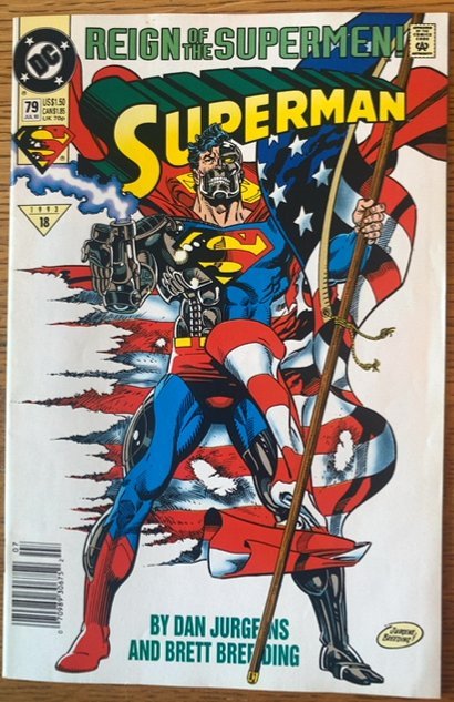 Superman #79 (1993) Cyborg Superman 