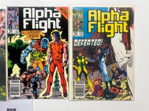 4 Alpha Flight Marvel Comic Books # 26 28 30 34 Avengers Spiderman 51 SM10