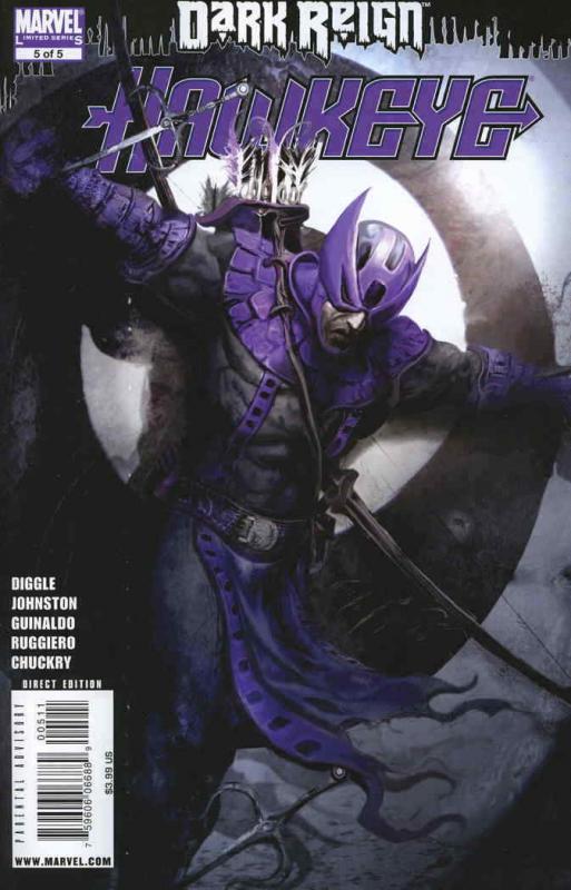 Dark Reign: Hawkeye #5 VF/NM; Marvel | save on shipping - details inside