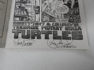 Teenage Mutant Ninja Turtles #3 2nd Print Signed Eastman/Laird+ VF-NM Condition!