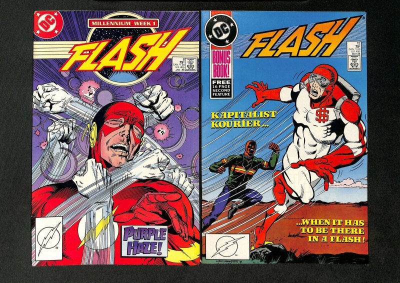 Lot of 20 Flash Comic Books (DC, 1987)