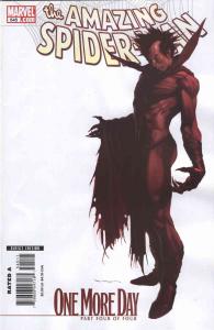 Amazing Spider-Man, The #545A VF/NM ; Marvel | One More Day 4 White Variant