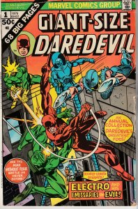 Giant Size Daredevil # 1 The Emissaries of Evil !!!