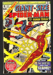 Giant-Size Spider-Man #6 VG/FN 5.0 Human Torch!