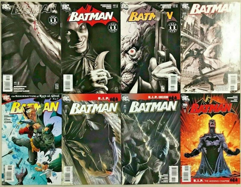 BATMAN#651-701 VF/NM LOT 2006(8 BOOKS) GRANT MORRISON DC COMICS