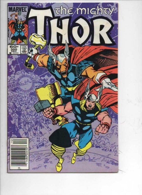 THOR #350 VF- God of Thunder Simonson 1966 1984, more Thor in store, Marvel