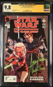 Star Wars: The Clone Wars #6 Signed by Ashley Eckstein Graded CGC 9.8