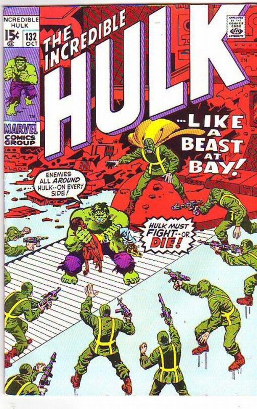 Incredible Hulk #132 (Oct-70) FN/VF Mid-High-Grade Hulk