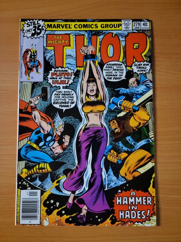 Mighty Thor #279 Newsstand Variant ~ VF - NEAR MINT NM ~ 1979 Marvel Comics