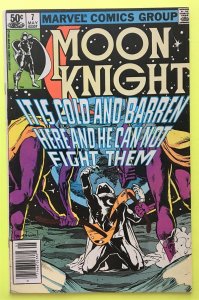 MOON KNIGHT 7 VS MOON KINGS MARVEL 1981