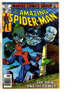 Amazing Spider-Man # 181 FN Marvel Comic Book Goblin Vulture Avengers CR56B