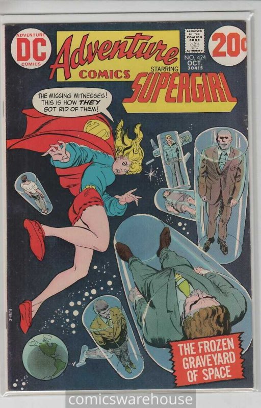 ADVENTURE COMICS (1938 DC) #424 FN+ A07629