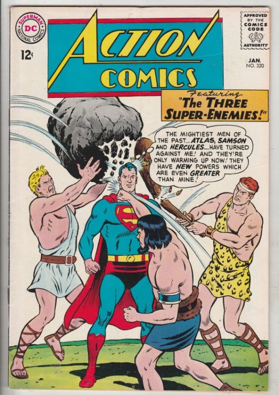 Action Comics #320 (Jan-65) FN/VF Mid-High-Grade Superman, Supergirl