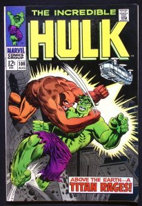 Incredible Hulk (1962) #106 2nd Missing Link!