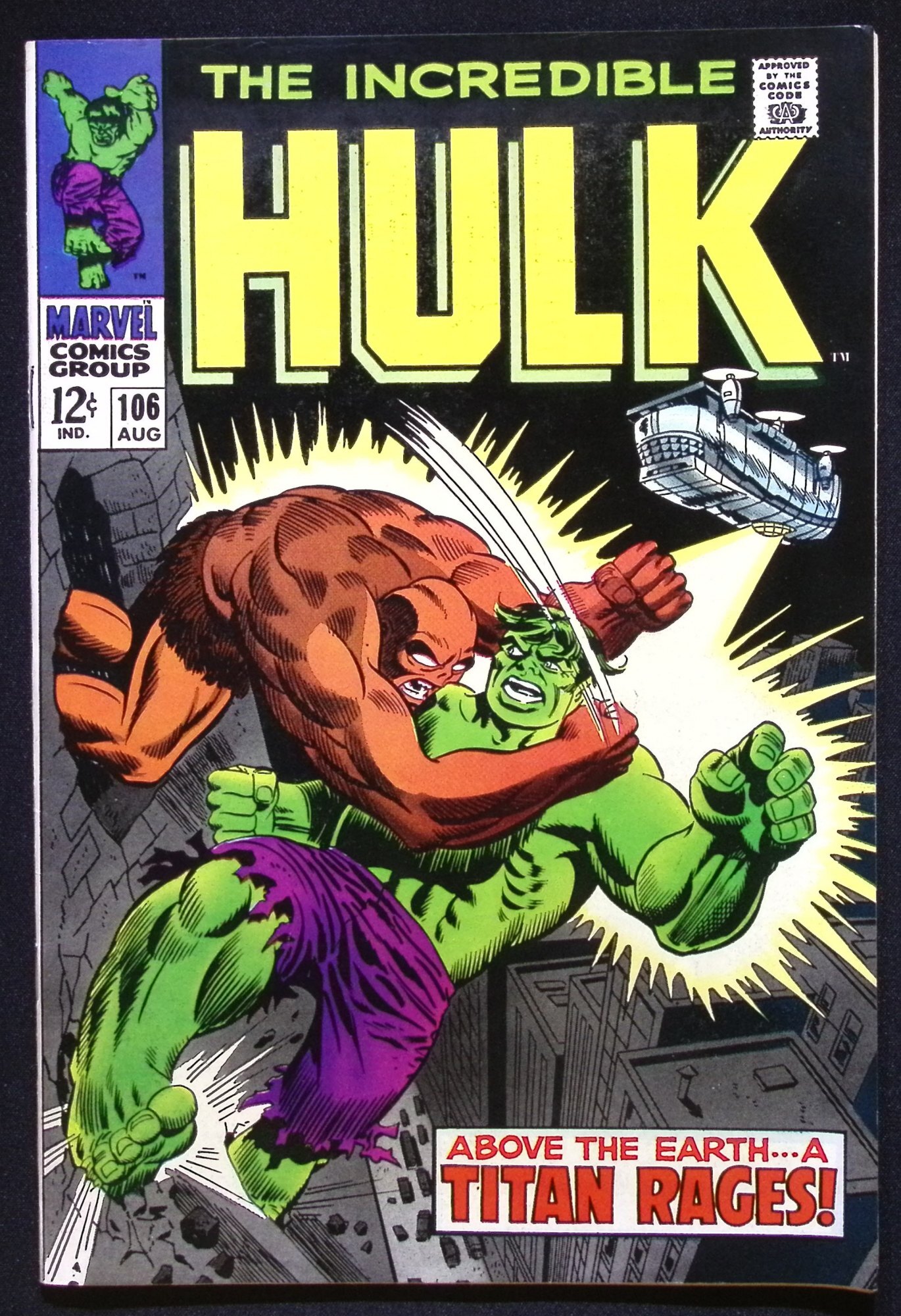 Incredible Hulk (1962) #106 2nd Missing Link! | Full Runs & Sets ...