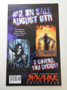 John Carpenter's Snake Plissken Chronicles #1 (2003) Signed Tone Rodriqu...