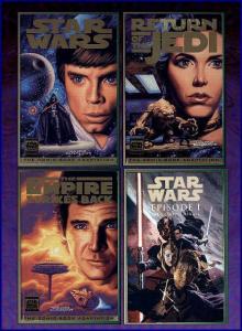  STAR WARS THE MOVIES HILDEBRANDT TRADE SET+1 classic incarnation