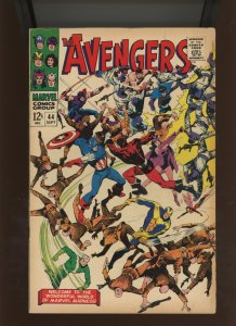(1967) The Avengers #44: SILVER AGE! KEY ISSUE! WE COMBINE SHIPPING! (5.5/6.0)