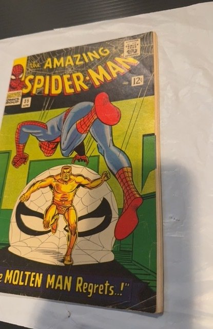 The Amazing Spider-Man #35 (1966)Kirby 2nd molten man