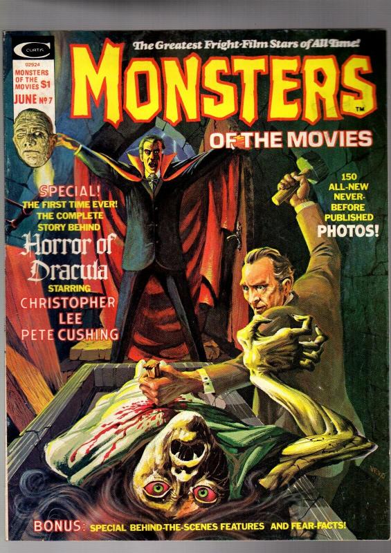 MONSTERS OF THE MOVIES 7 VG-F( 1.00 cvrpr) Dec. 1974