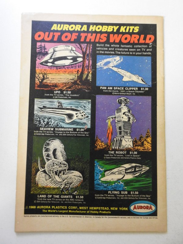 Brother Power the Geek #2 (1968) VG- Condition moisture stain