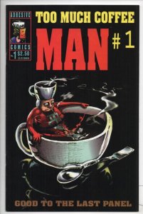 TOO MUCH COFFEE MAN #1, NM-, Shannon Wheeler, Java, Joe, 1993, 1st, expresso