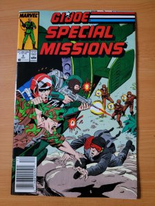 G.I. Joe Special Missions #8 Newsstand Variant ~ VF - NEAR MINT NM ~ 1987 Marvel