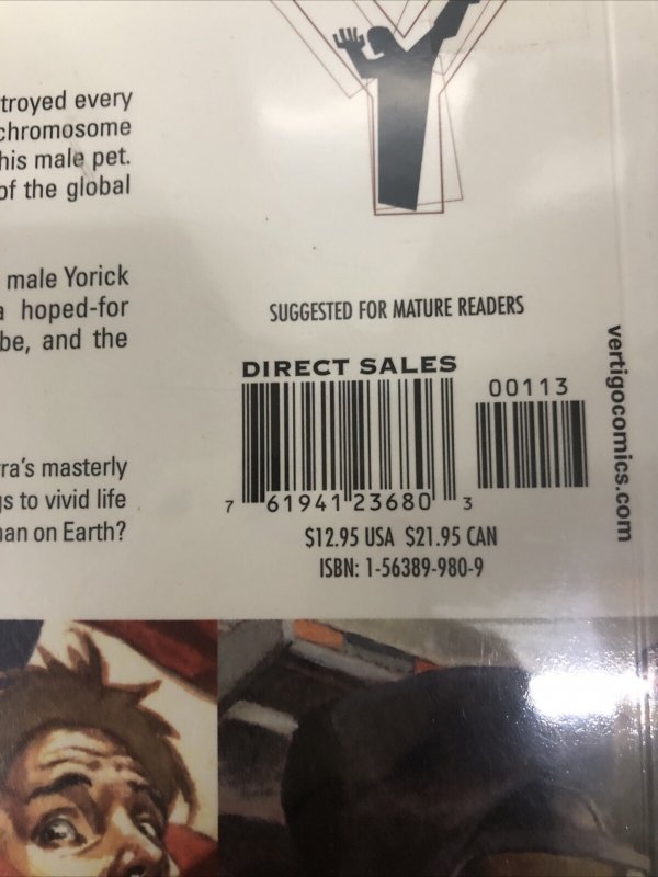 Y: The Last Man (2003) TPB Vol. #1 • Vertigo/Dc Comics • Brian K. Vaughan