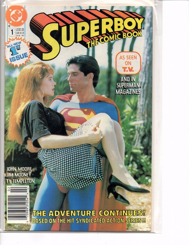 DC Comics (1990) Superboy The Comic Book #1 Photo Cover Gerard Christopher