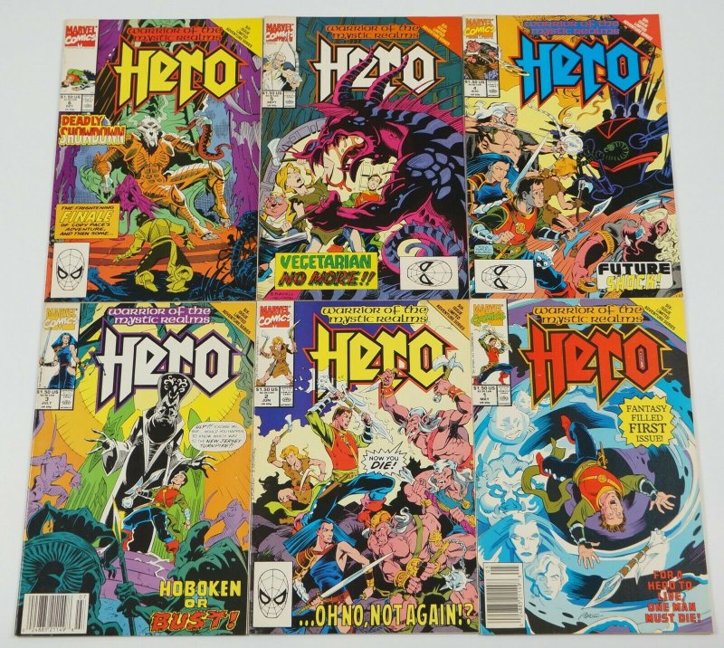 Hero #1-6 VF/NM complete series DAVID MICHELINIE steve purcell 2 3 4 5 marvel