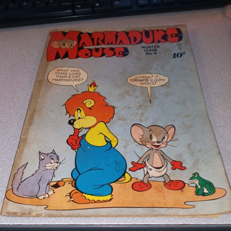 Marmaduke Mouse #4 Golden age 1946 quality comics precode funny animal cartoon