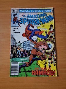 Amazing Spider-Man #221 Newsstand Variant ~ VERY GOOD VG ~ 1981 Marvel Comics