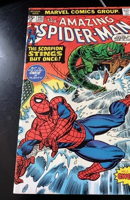 The Amazing Spider-Man #145 (1975)with the scorpian