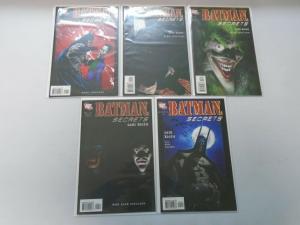 Batman Secrets set #1-5 8.0/VF (2006)