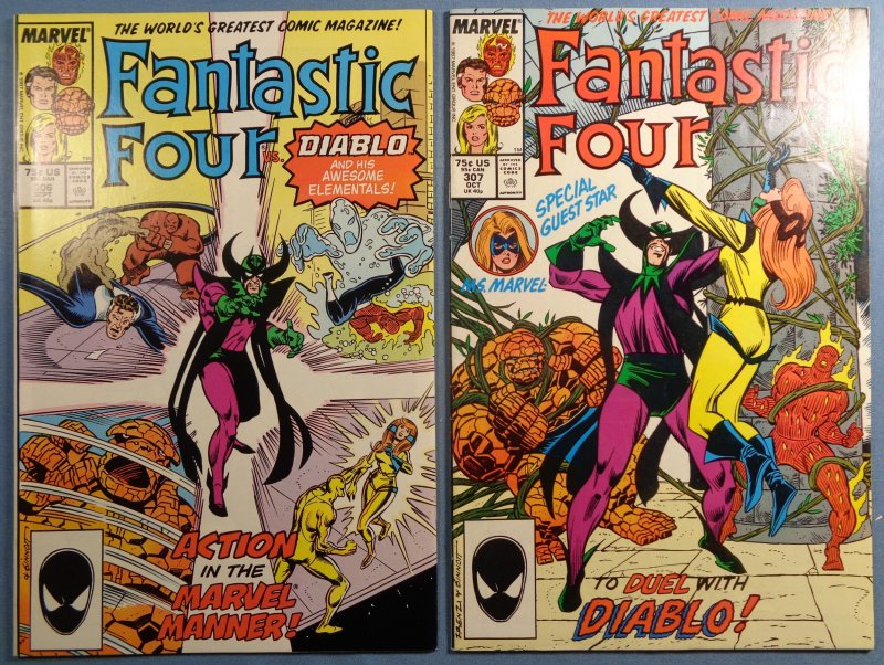 Fantastic Four Lot #300-324 Complete Run Dr Doom