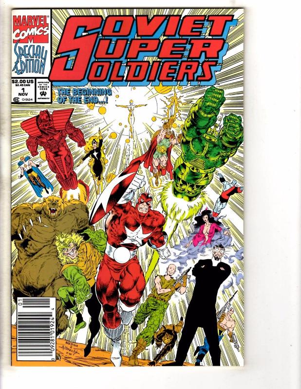 10 Marvel Comics Spider 1 2 Unltd 1 Soldiers 1 Hulk 2 Rogue 1 2 Robocop 8 + GM11